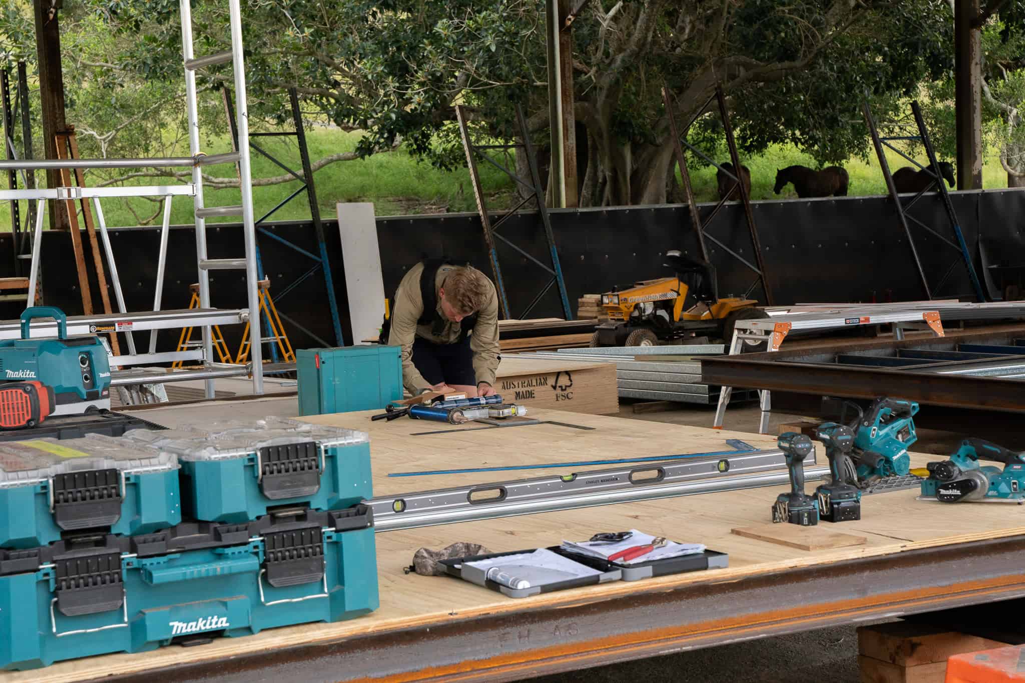 Outhaus modular dwelling factory production in South East Queensland
