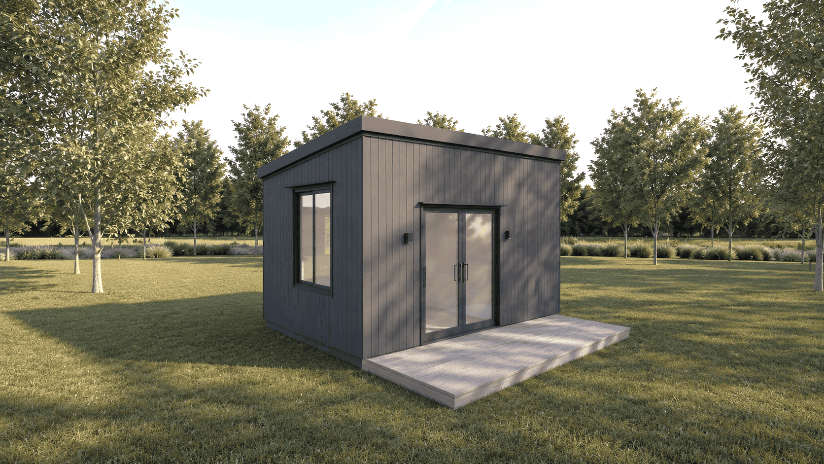 Compact 4.8 modular home, 4.8m by 3.4m